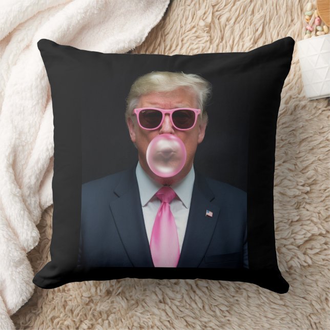 Trump Pink Bubble Gum President 47 USA Cushion (Blanket)