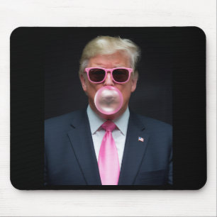 Trump Pink Bubble Gum President 47 USA Mouse Mat