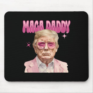 Trump Pink Sungles Maga Daddy Funny Trump 2024  Mouse Mat