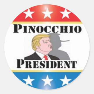 Trump Pinocchio President Sticker