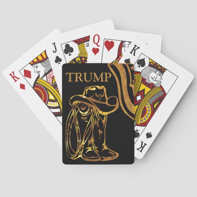 TRUMP  PLAYING CARDS (Back)