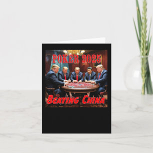 Trump Poker 2025 Card