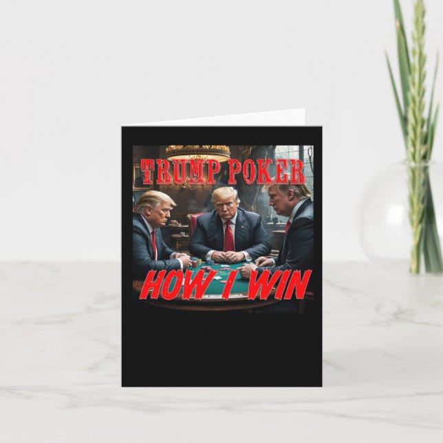 Trump Poker  Card (Front)