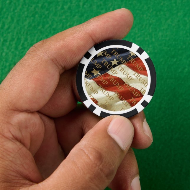 TRUMP POKER CHIPS (Hand)