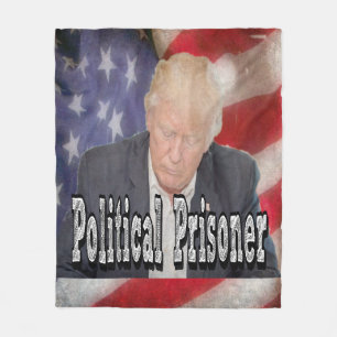 Trump Political Prisoner Fleece Blanket