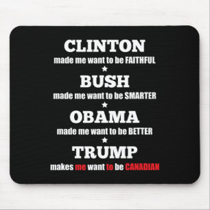 Trump Political Tee For Independents And Liberals  Mouse Mat