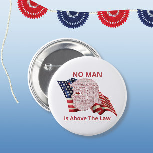 Trump Political Word Cloud  6 Cm Round Badge