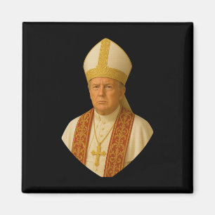 Trump Pope Graphic – Funny Political Design Magnet