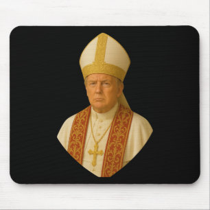 Trump Pope Graphic – Funny Political Design Mouse Mat