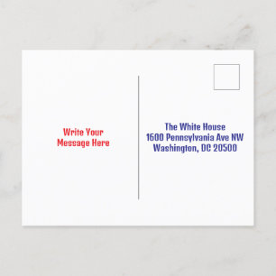 Trump Postcard Addressed To The White House