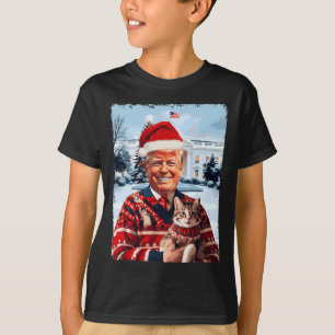 Trump President 47th Make Christmas Great Again Tr T-Shirt