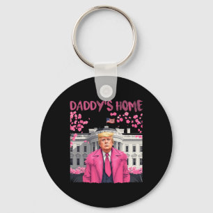 Trump President Again Daddy's Home Take America Ck Key Ring