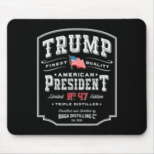 Trump President N 47 Vintage Whiskey Usa 1  Mouse Mat