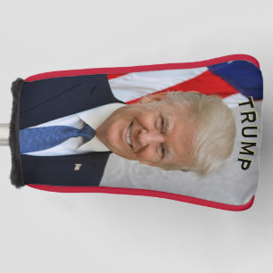 Trump President Portrait 🇺🇸😁 Smiling Golf Head Cover