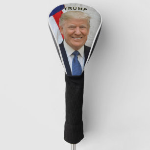 Trump President Portrait 🇺🇸😁 Smiling Golf Head Cover