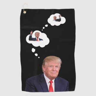 Trump President Portrait 🇺🇸😁 Smiling Golf Towel