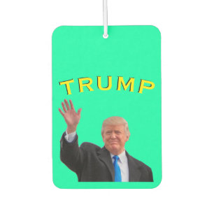 Trump President Portrait 🇺🇸😁 Waving Car Air Freshener