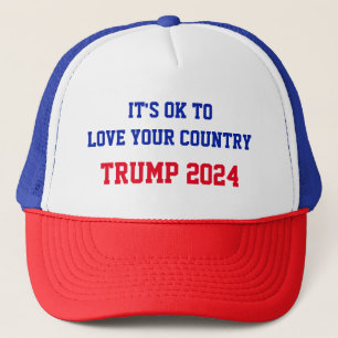 Trump presidential campaign trucker hat