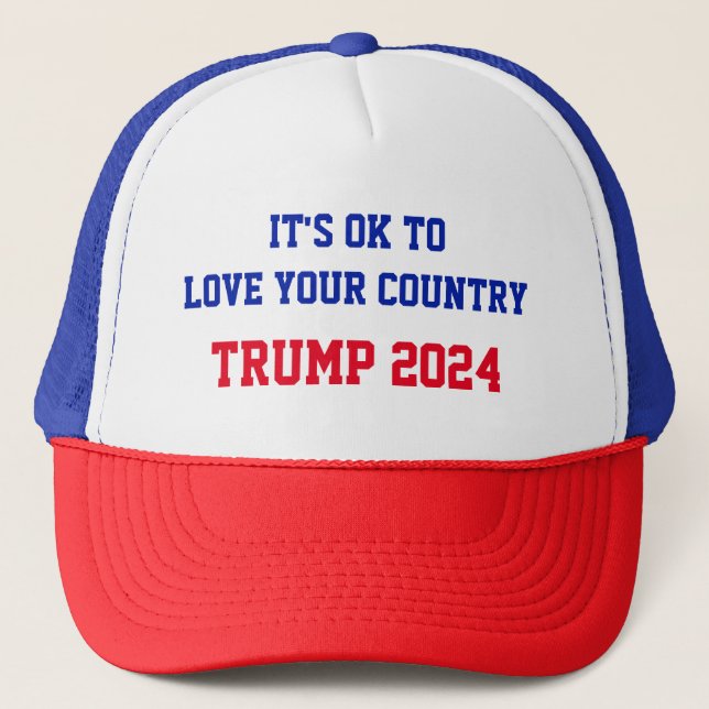 Trump presidential campaign trucker hat (Front)