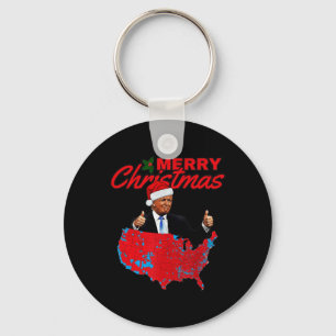 Trump Presidential Election Results Map Funny Chri Key Ring