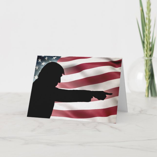 Trump Presidents Day Card (Front)