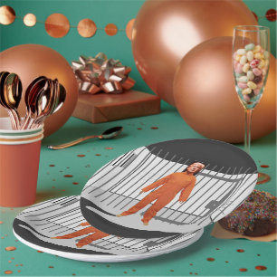 Trump Prisoner Paper Plate