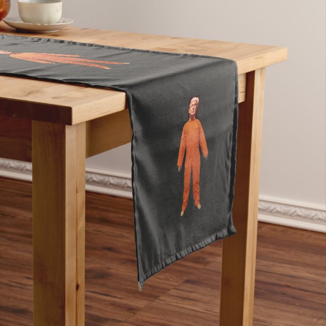 Trump Prisoner Table Runner (In Situ)