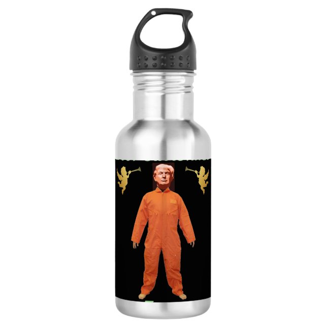 Trump Prisoner Water Bottle (Front)