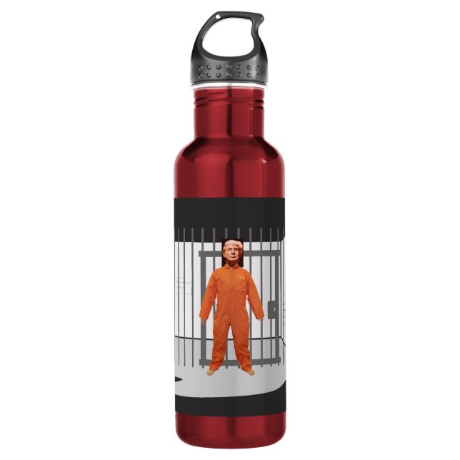 Trump Prisoner Water Bottle (Front)