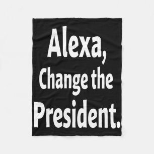 Trump Protest Anti Political Fleece Blanket