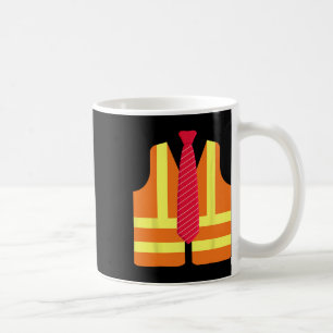 Trump Proud To Be Garbyge Hi-vis Vest Red Tie Cost Coffee Mug