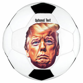 Trump Puckered Lips Football