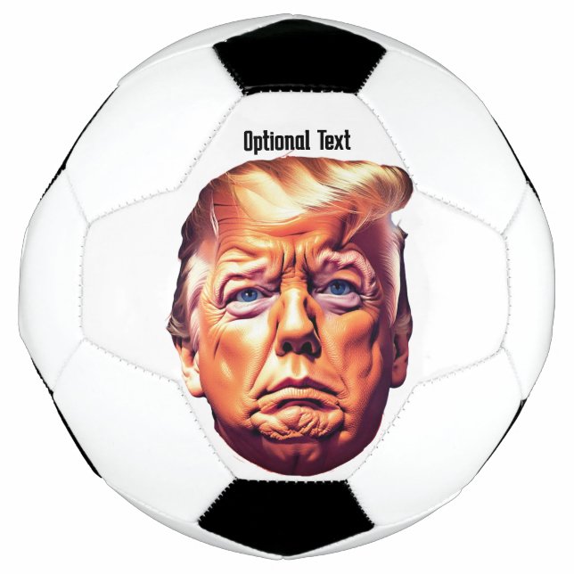 Trump Puckered Lips Football (Front)