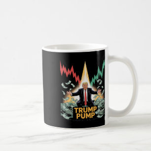 Trump Pump Money Funny Graphic Trump 2025 Coffee Mug