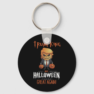 Trump Pumpkin Make Halloween Great Again Key Ring