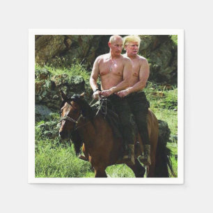 TRUMP PUTIN NAPKIN