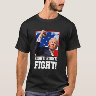 Trump Rally Fight Tee Trump 2024 Supporters USA Me