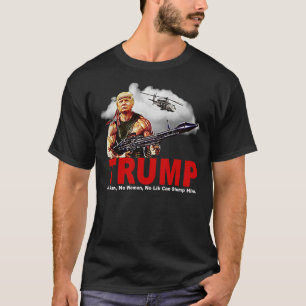 Trump Rambo America Republican Humor Patriotic T S T-Shirt