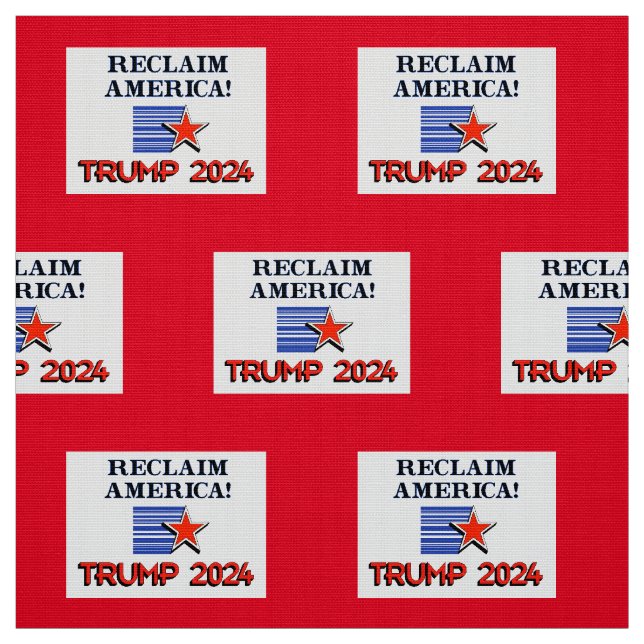 Trump Reclaim America Fabric (Swatch)