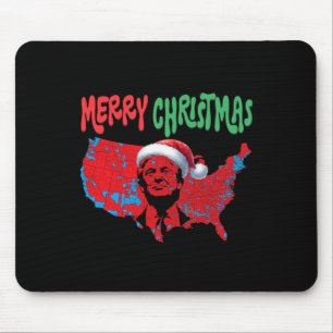 Trump Red Election Map Merry Christmas Trump Winne Mouse Mat