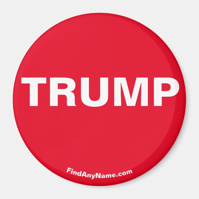 TRUMP red magnet (Front)