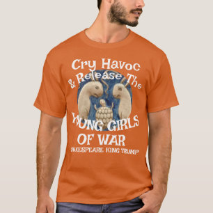 Trump Releases Underage Girls War Apocalypse T-Shirt