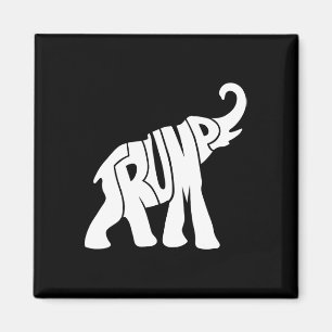 Trump Republican Elephant Shirt For Supporters Magnet