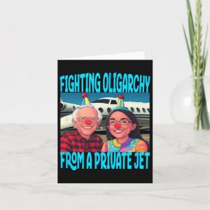 Trump Republican Fight Oligarchy From Private Jet Card