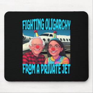 Trump Republican Fight Oligarchy From Private Jet Mouse Mat
