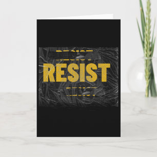 Trump Resist Trump Protest Anti Political Protest  Card