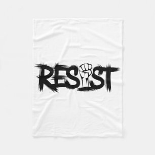 Trump Resist Trump Protest Anti Political Protest Fleece Blanket