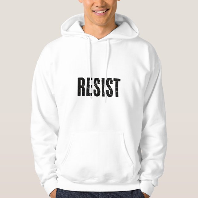 Trump Resist Trump Protest Anti Political Protest  Hoodie (Front)