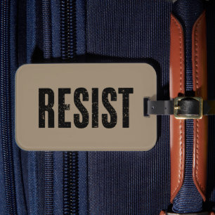 Trump Resist Trump Protest Anti Political Protest  Luggage Tag