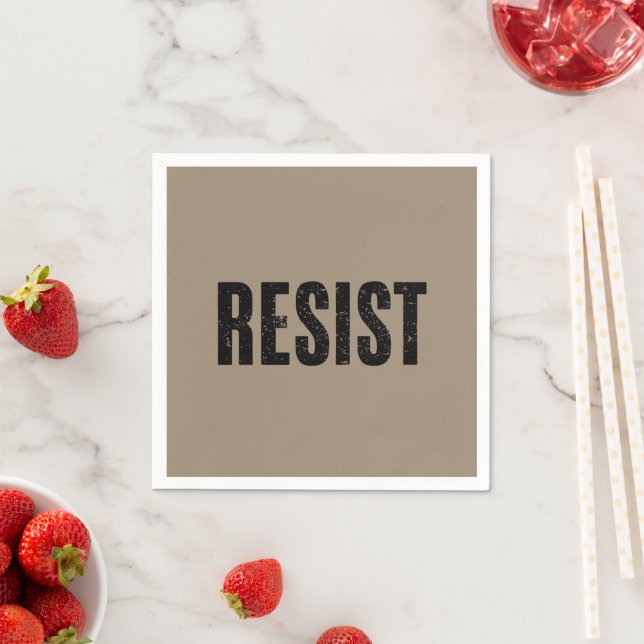 Trump Resist Trump Protest Anti Political Protest  Napkin (Insitu)